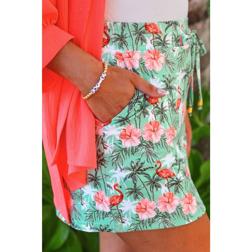 Palm Beach Flamingo Skort Green - Picture 6 of 7